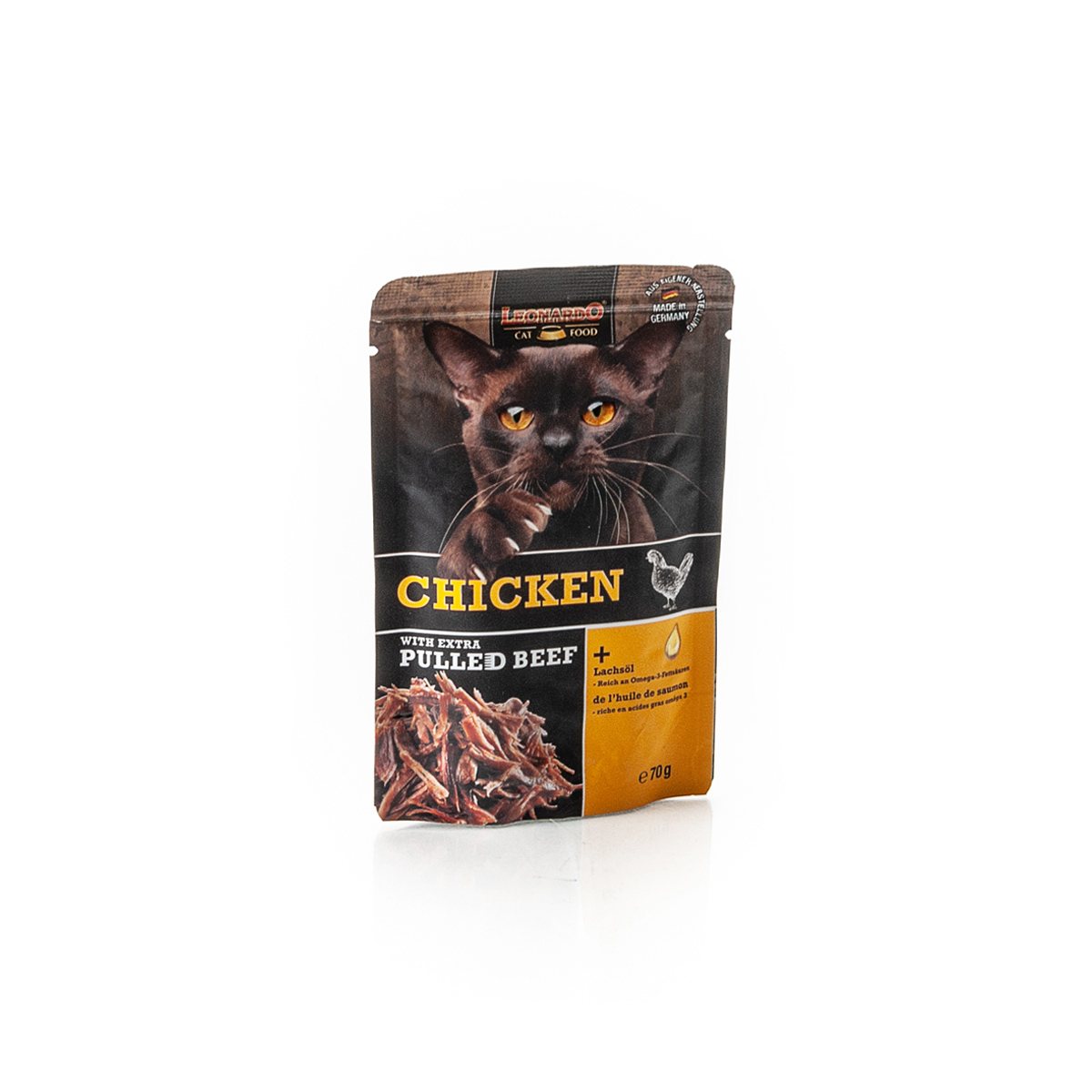 Leonardo Pouch Kat Chicken & Pulled Beef