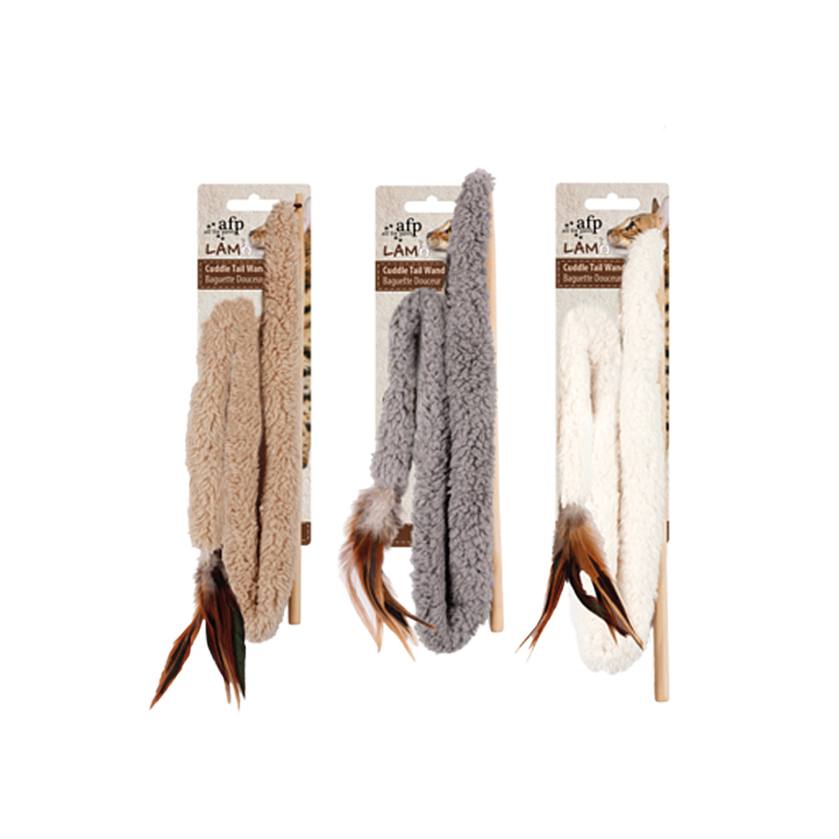 AFP Kattenhengel Lambswool Cuddle Tail Wand