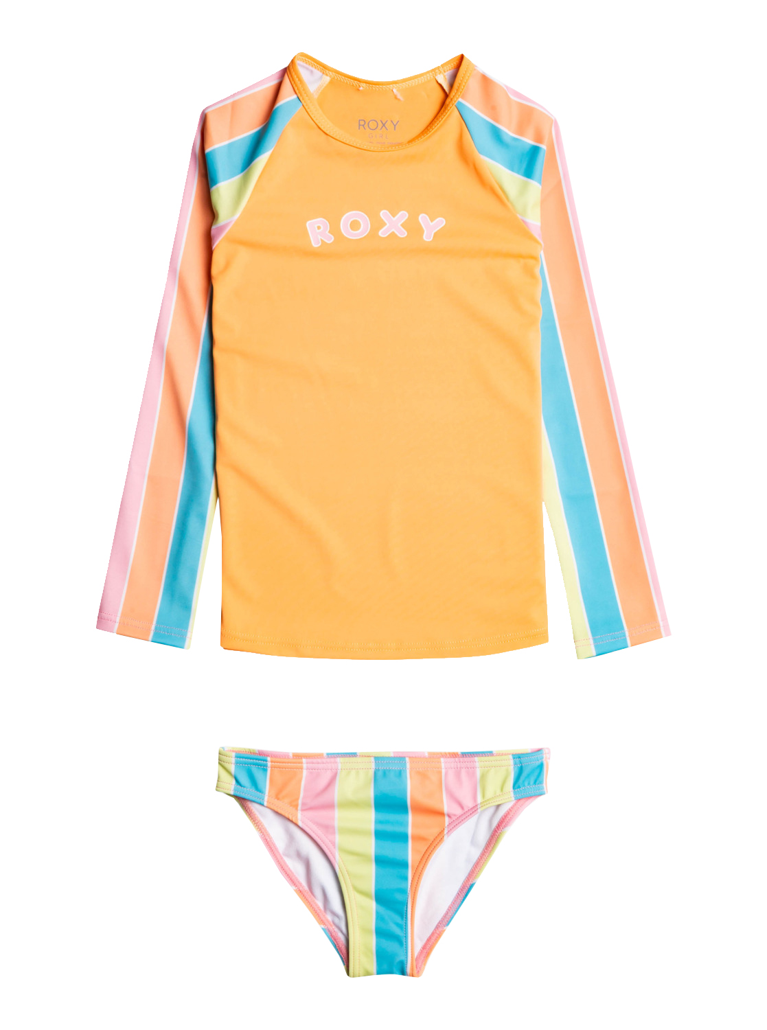 Roxy Colors Of The Sun Rashguard Bikini Set BGZ6 2 | eBay