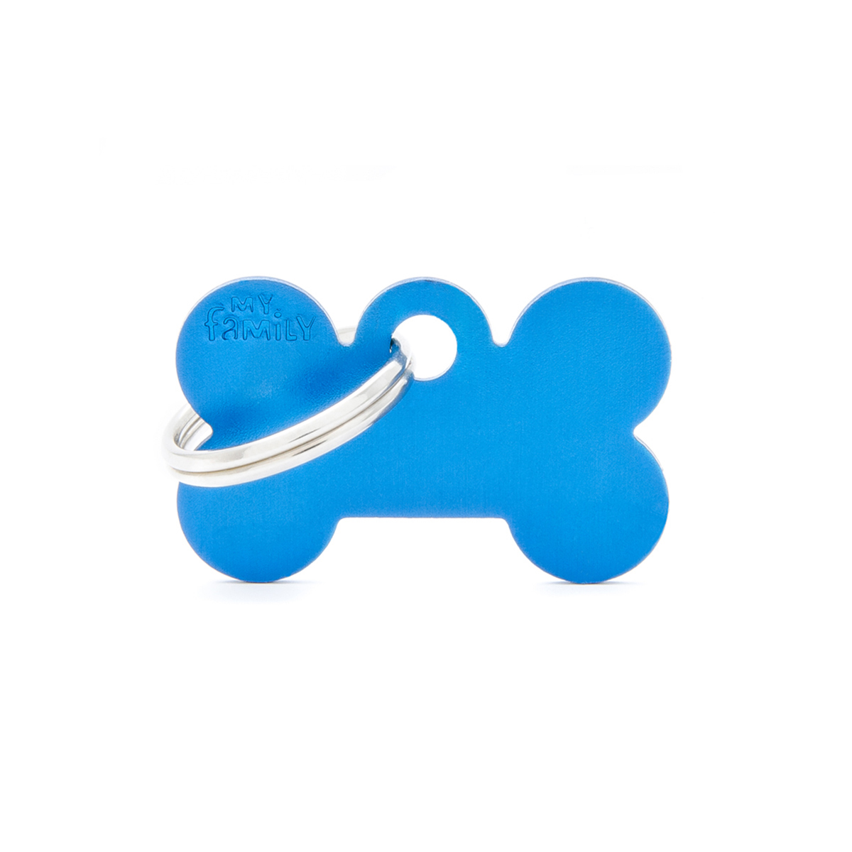 My Family Penning Basic Aluminium Hondenbot Blauw