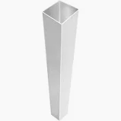 3" x 3" x 96" Vinyl Post White
