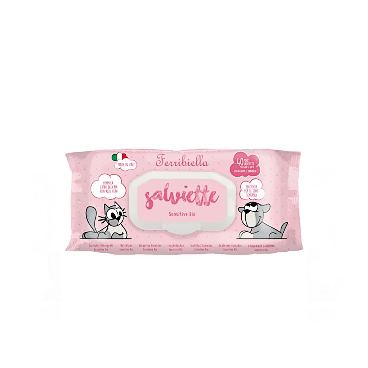 Ferribiella Salviette Vochtige Doekjes Sensitive Bio