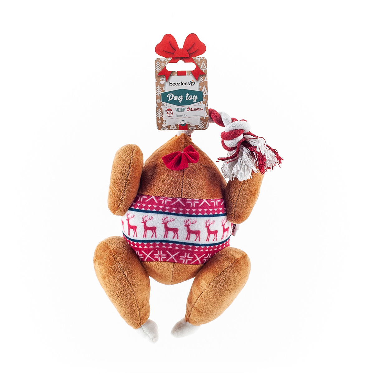 Beeztees Hondenspeelgoed Kerst Kalkoen