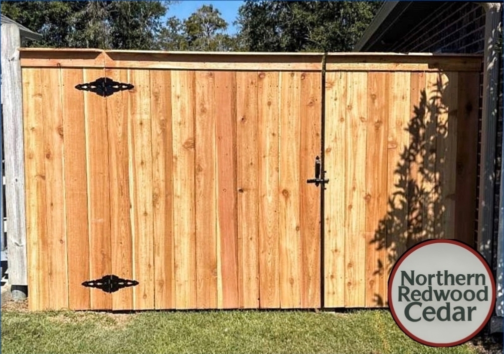 1" x 6" x 6' Northern Redwood Cedar Dog Ear Picket