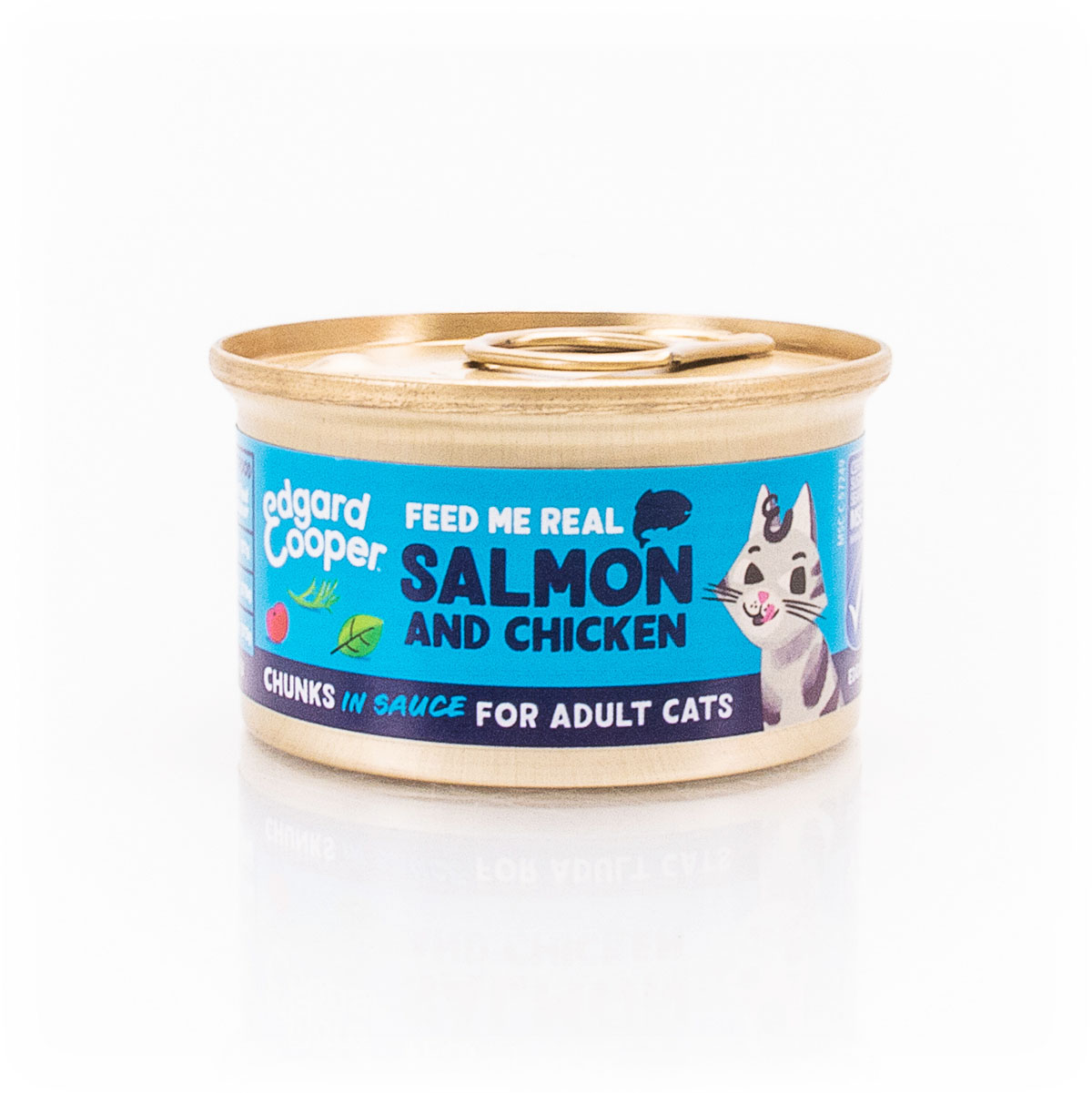 Edgard & Cooper Blikvoeding Kat Salmon & Chicken Chunks