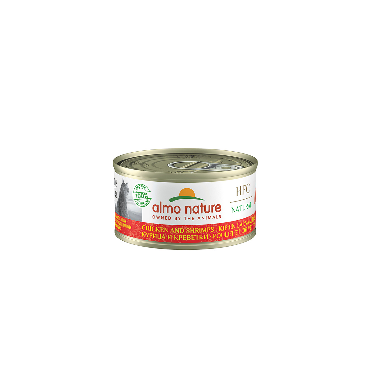 Almo Nature Blikvoeding Kat Kip & Garnaal