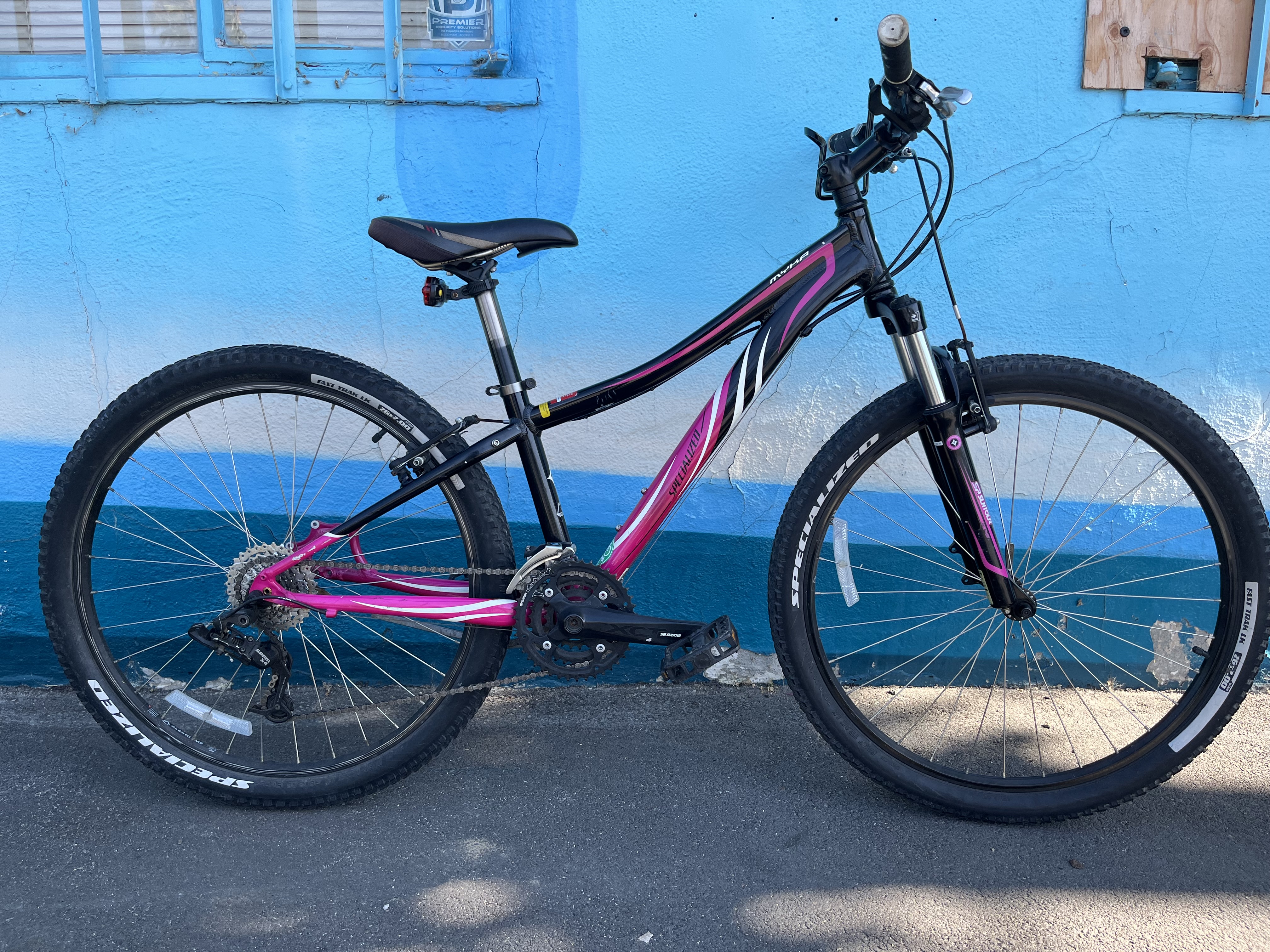 used Specialized Myka, black/pink/white, small