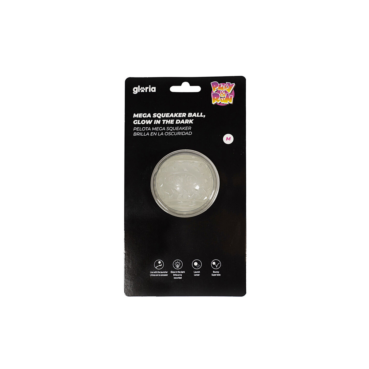 Gloria Hondenspeelgoed Mega Squeaker Glow In The Dark