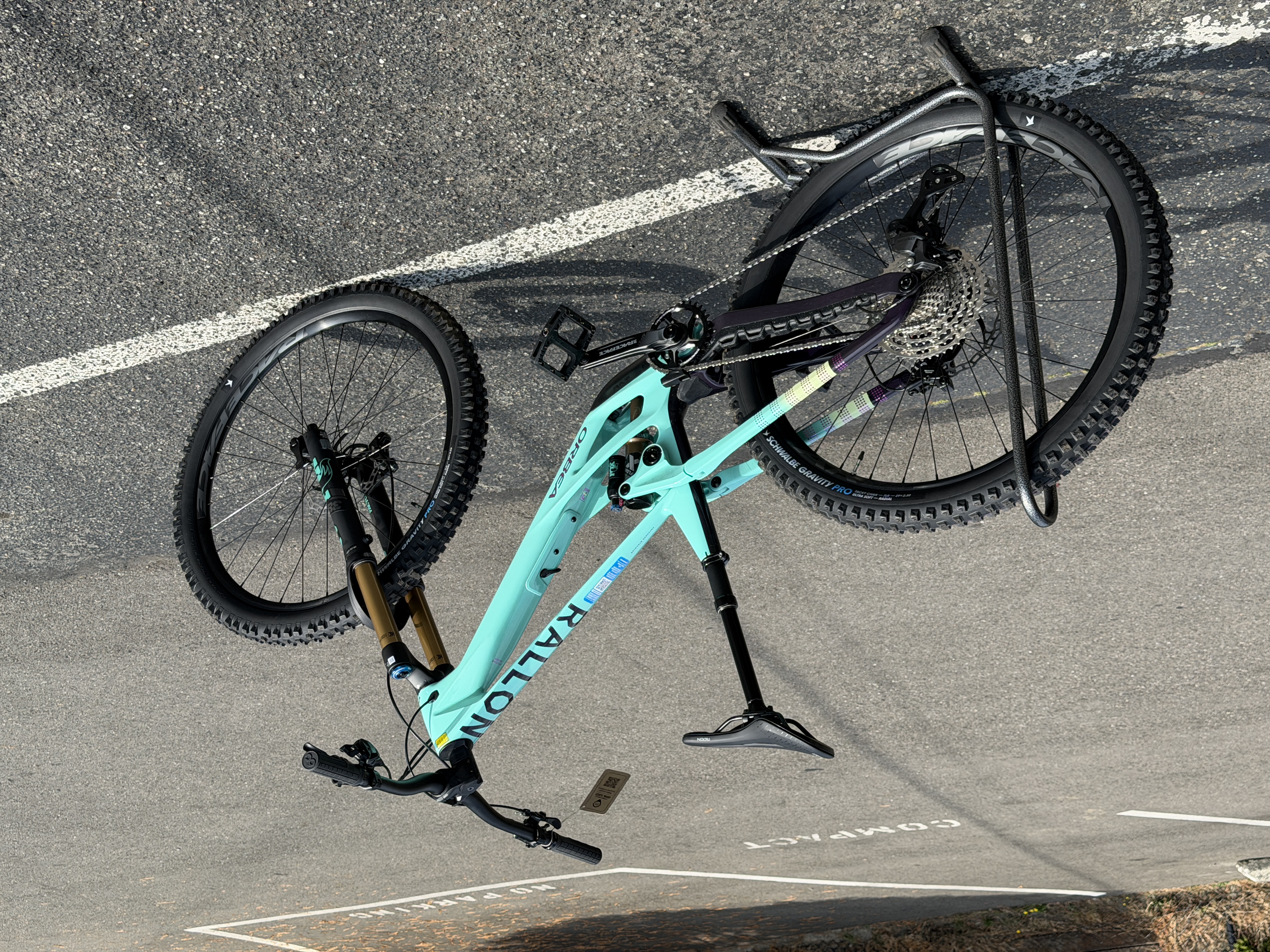 2027 - ORBEA RALLON E10 L Aloha Green - Fantasy Purple Carbon View (Gloss)