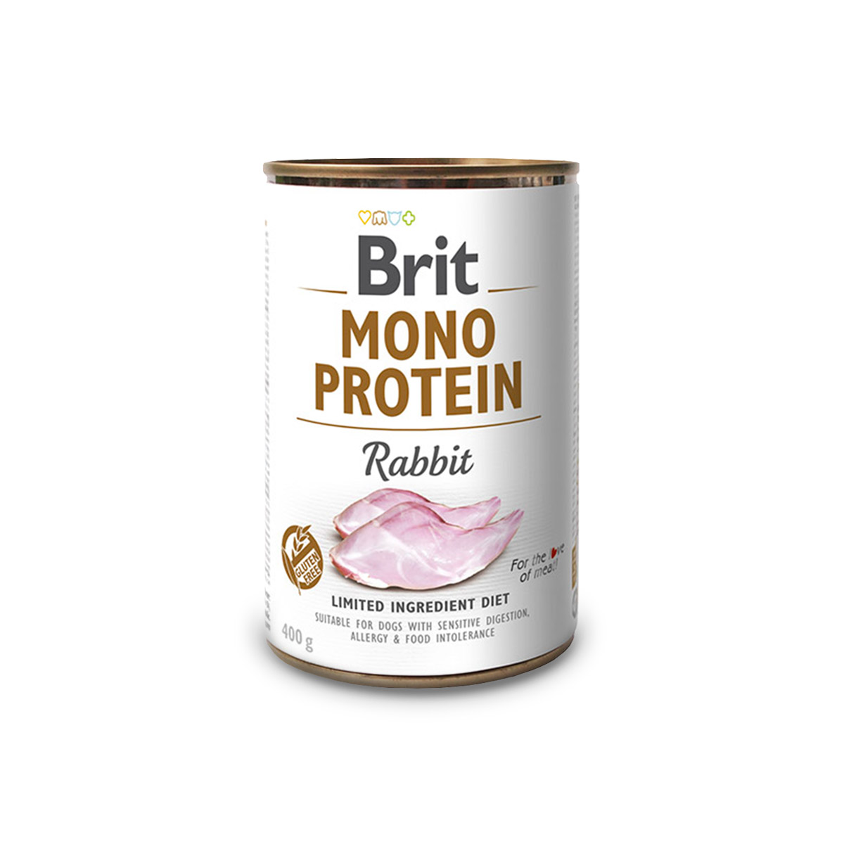 Brit Mono Blikvoeding Hond Rabbit