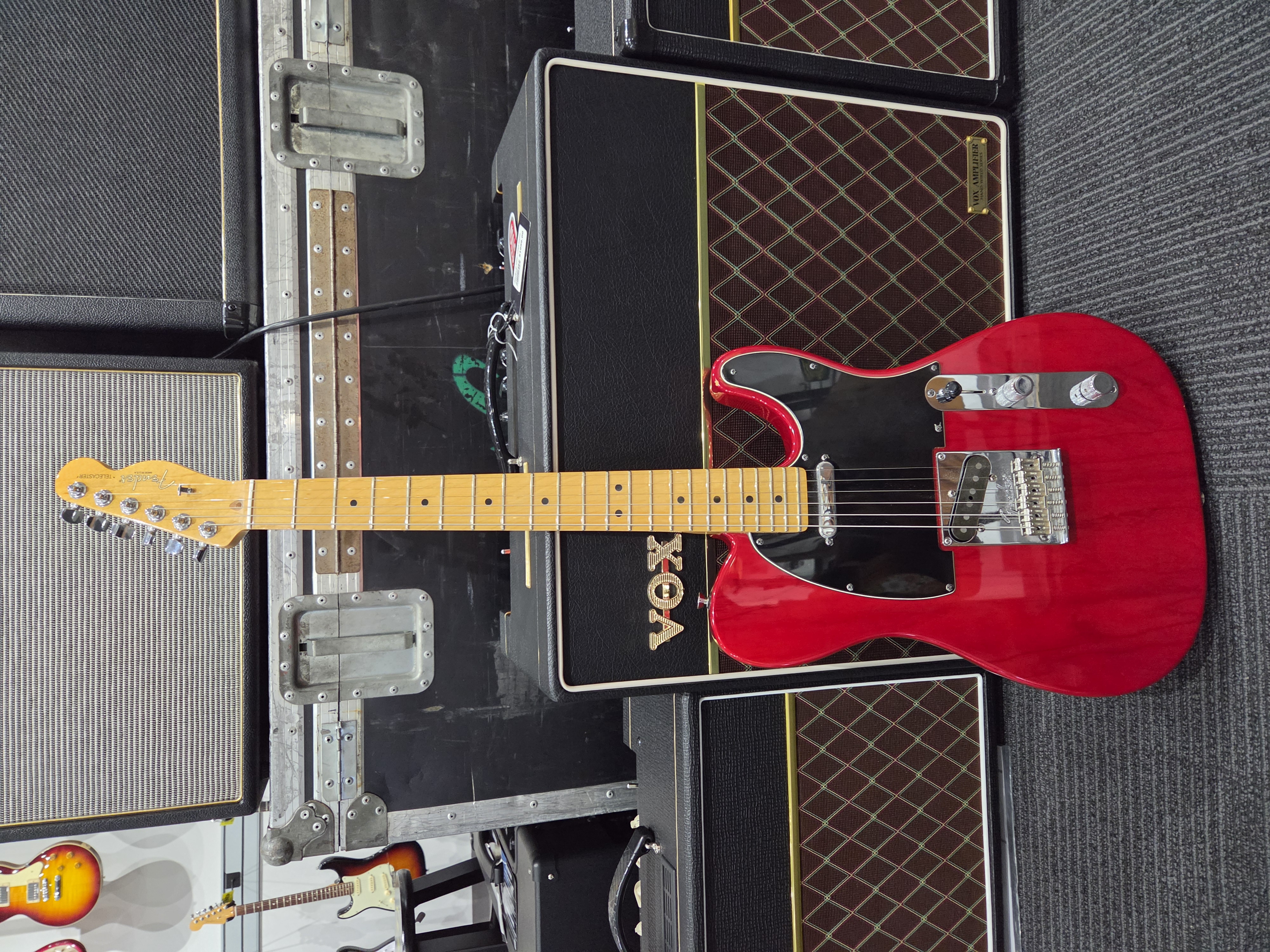Used Fender American Standard Telecaster Crimson w/case