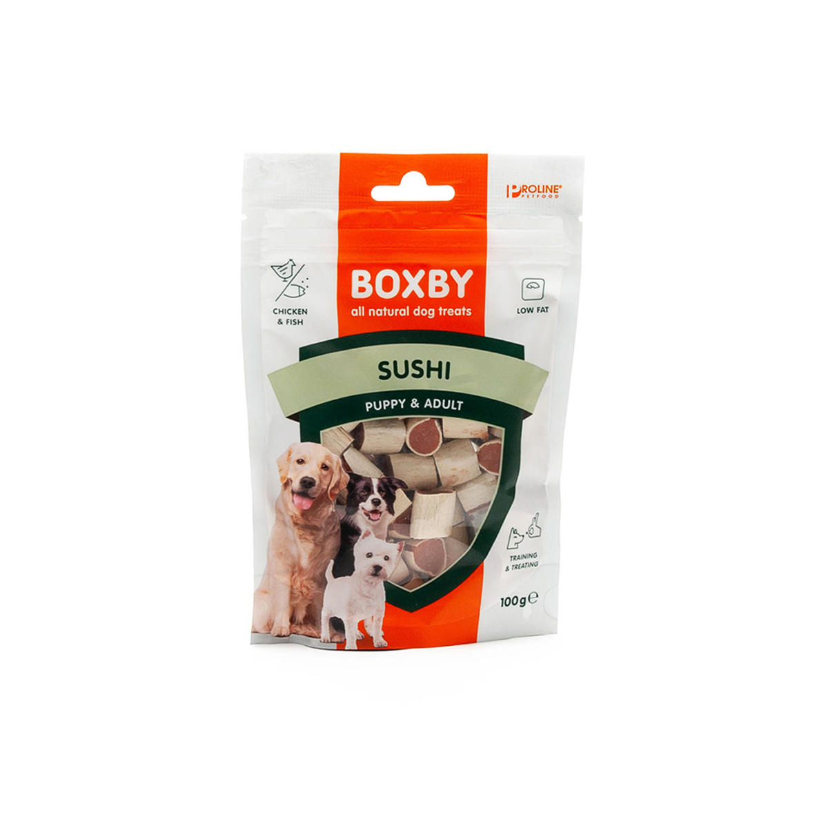 Proline Boxby Hondensnacks Sushi