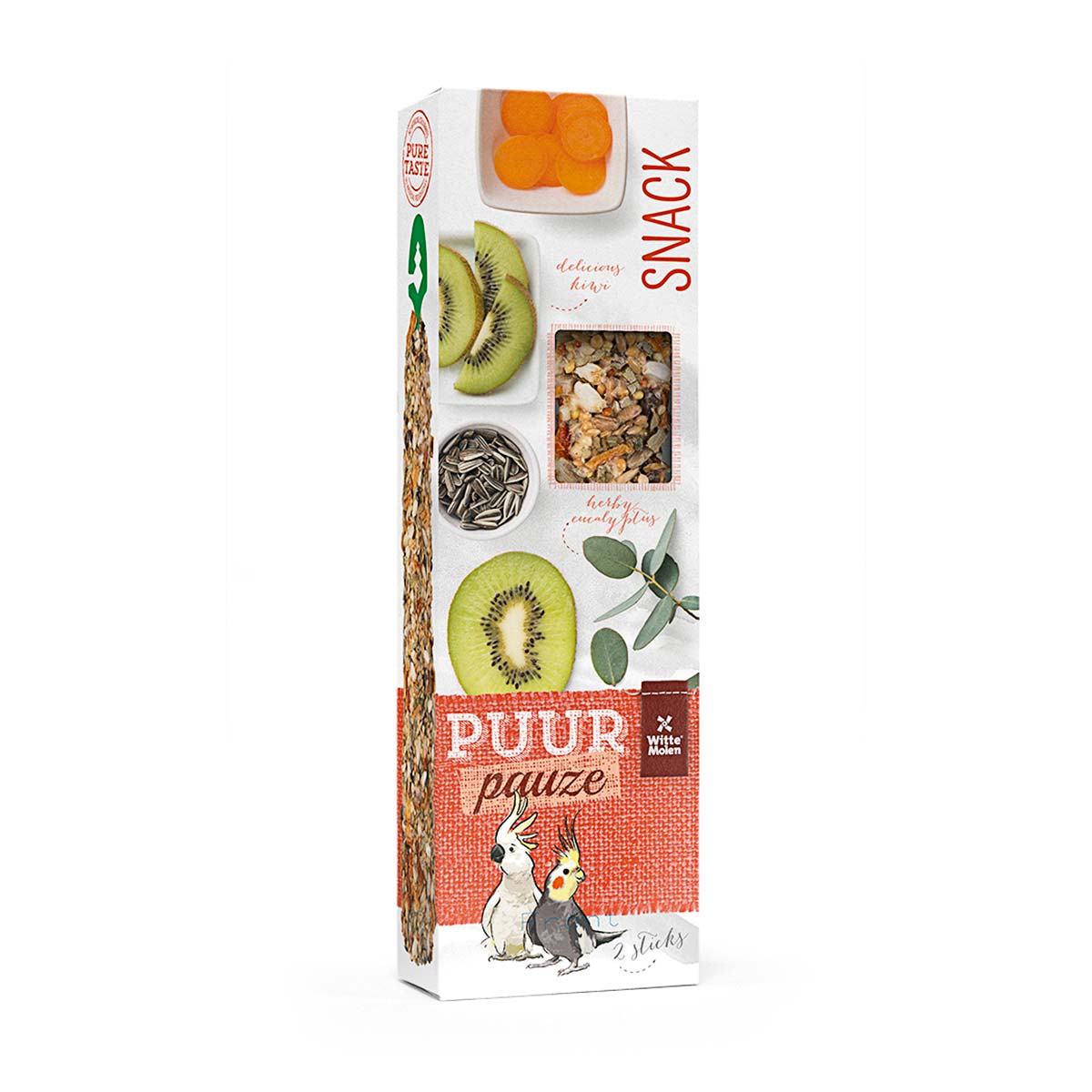 Puur Pauze Vogelstick Kiwi & Eucalyptus Kaketoe