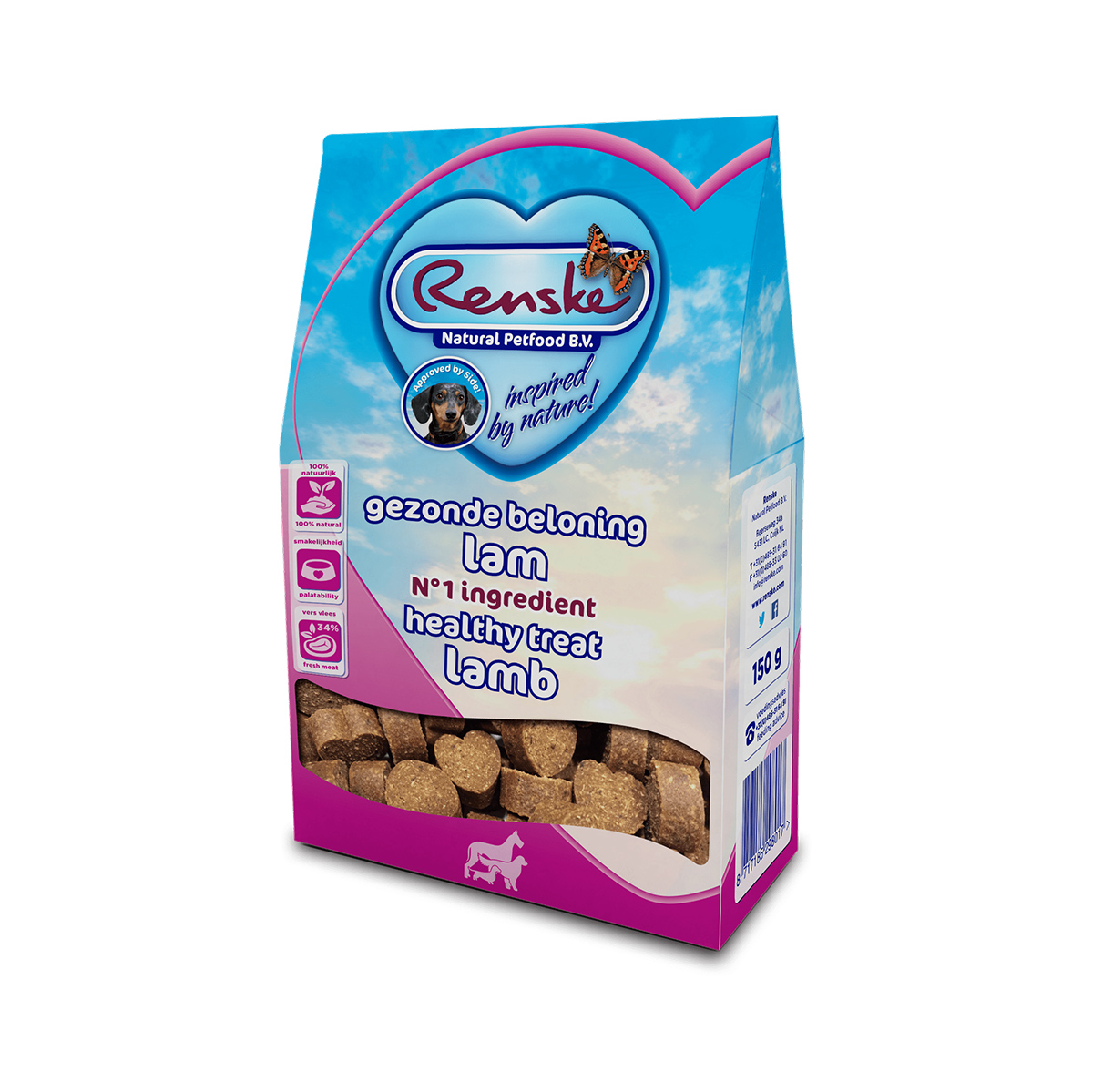 Renske Hondensnacks Gezonde Beloning Lam
