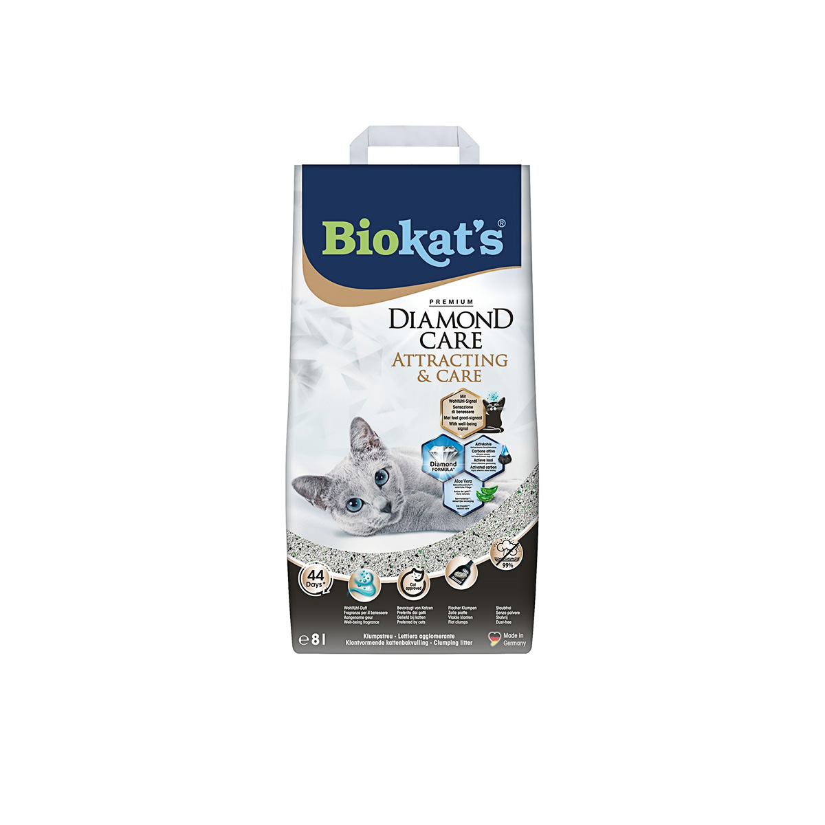 Biokat Kattenbakvulling Diamond Care Attracting & Care