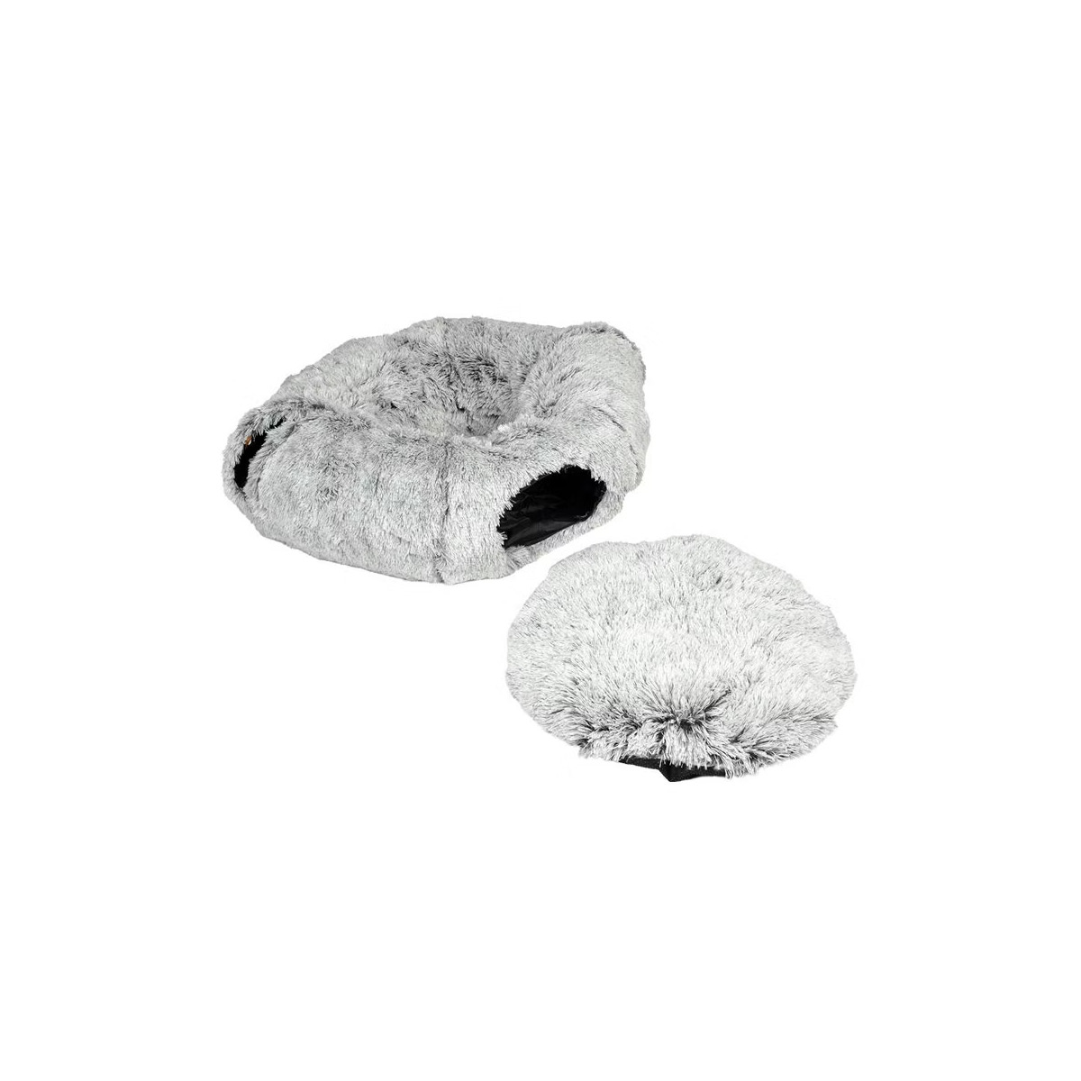 Duco+ Snug Kattentunnel en  Donutbed Lichtgrijs