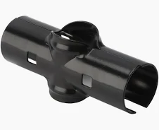 1 7/8" x 1 5/8" Line Rail Clamp Black