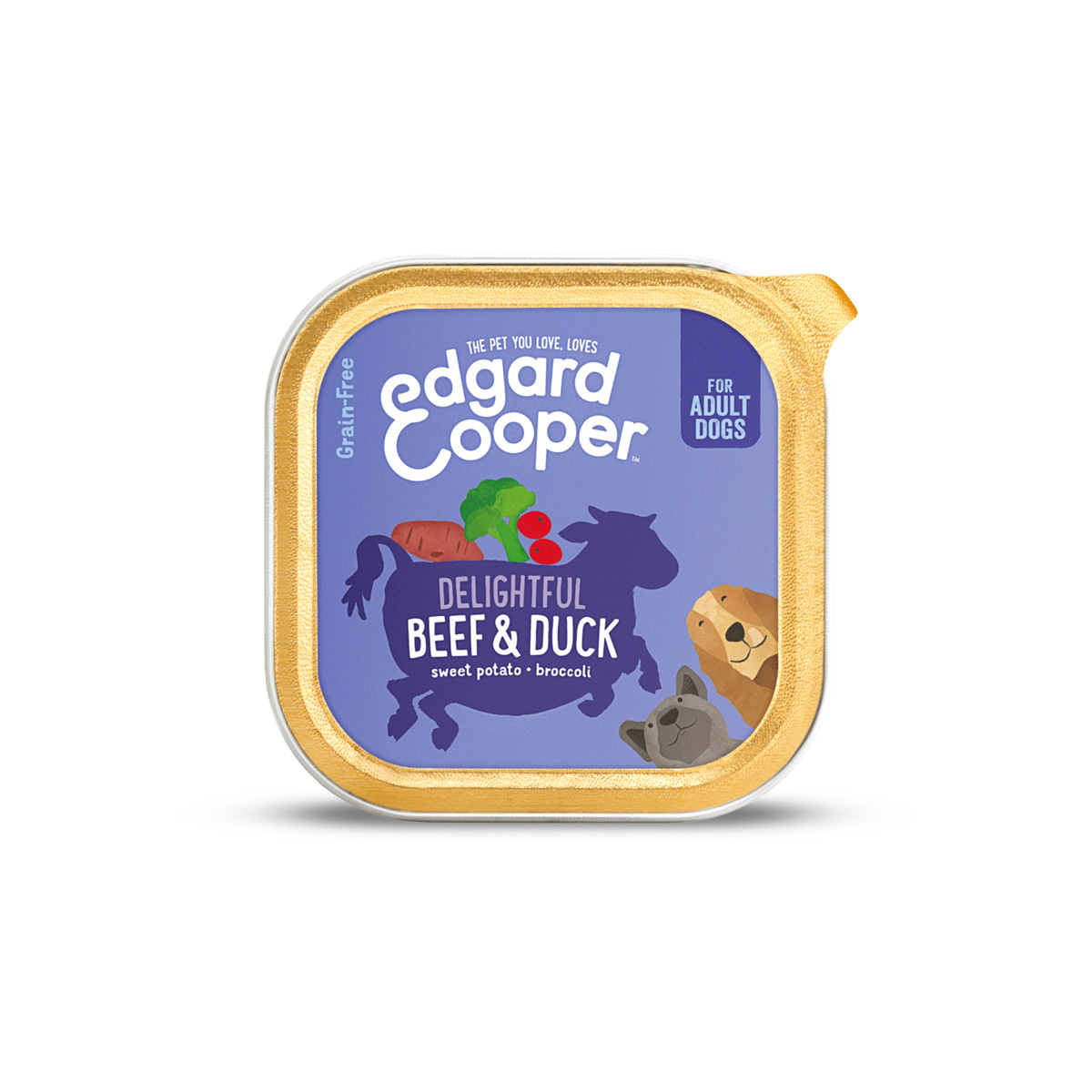 Edgard & Cooper Kuipje Hond Beef & Duck
