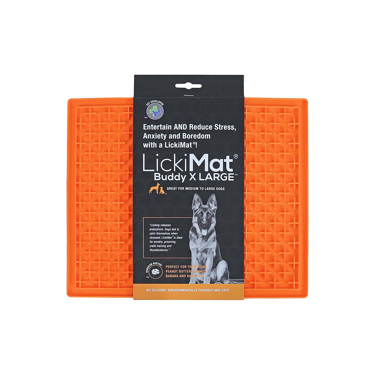 LickiMat Honden Likmat Buddy XL Oranje