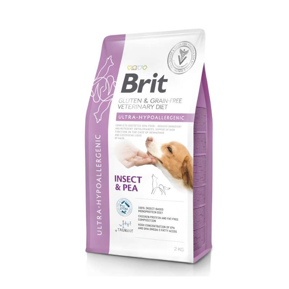 Brit Veterinary Hondenvoeding Ultra-Hypoallergenic Insect 2kg