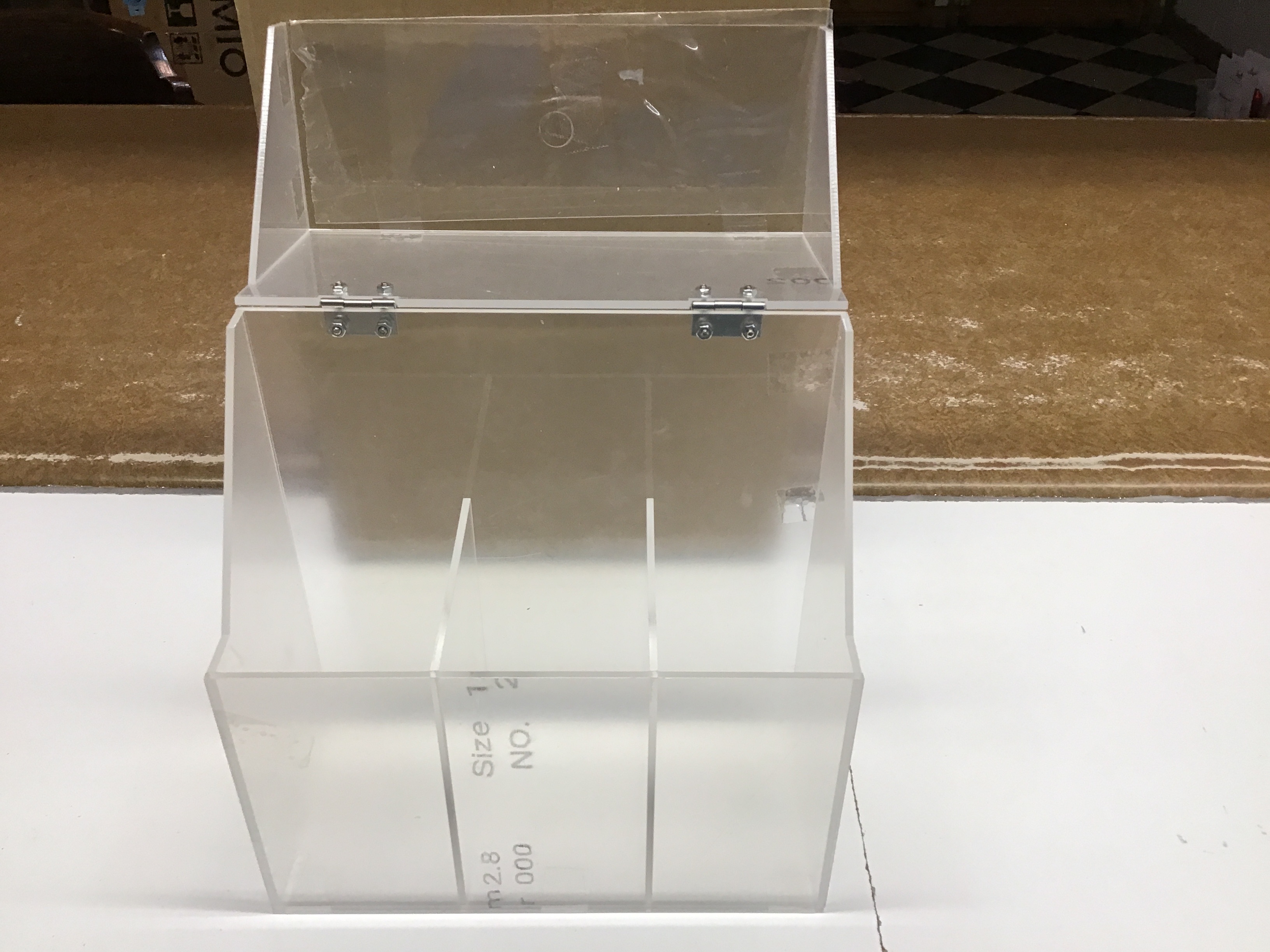 Storage Box - Clear 9”x9”x4” | eBay