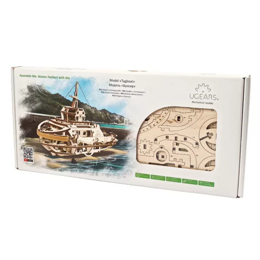 UGears Tugboat