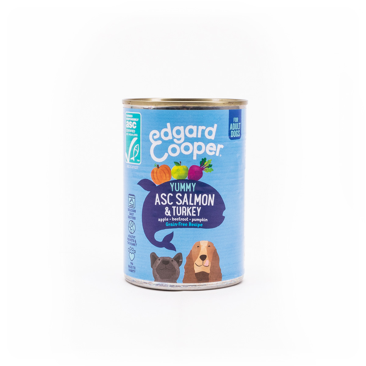 Edgard & Cooper Blikvoeding Hond Salmon & Turkey