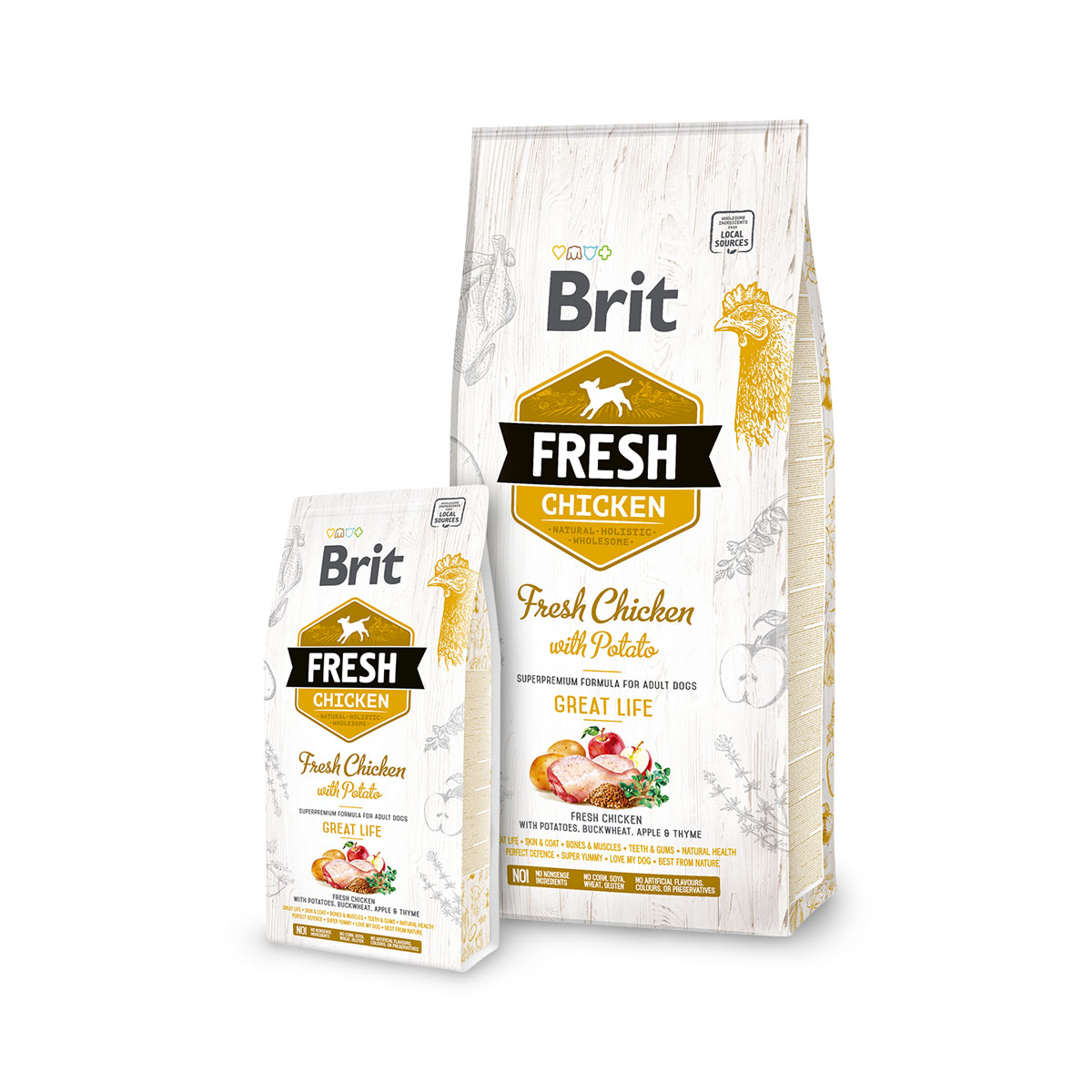Brit Fresh Hondenvoeding Chicken
