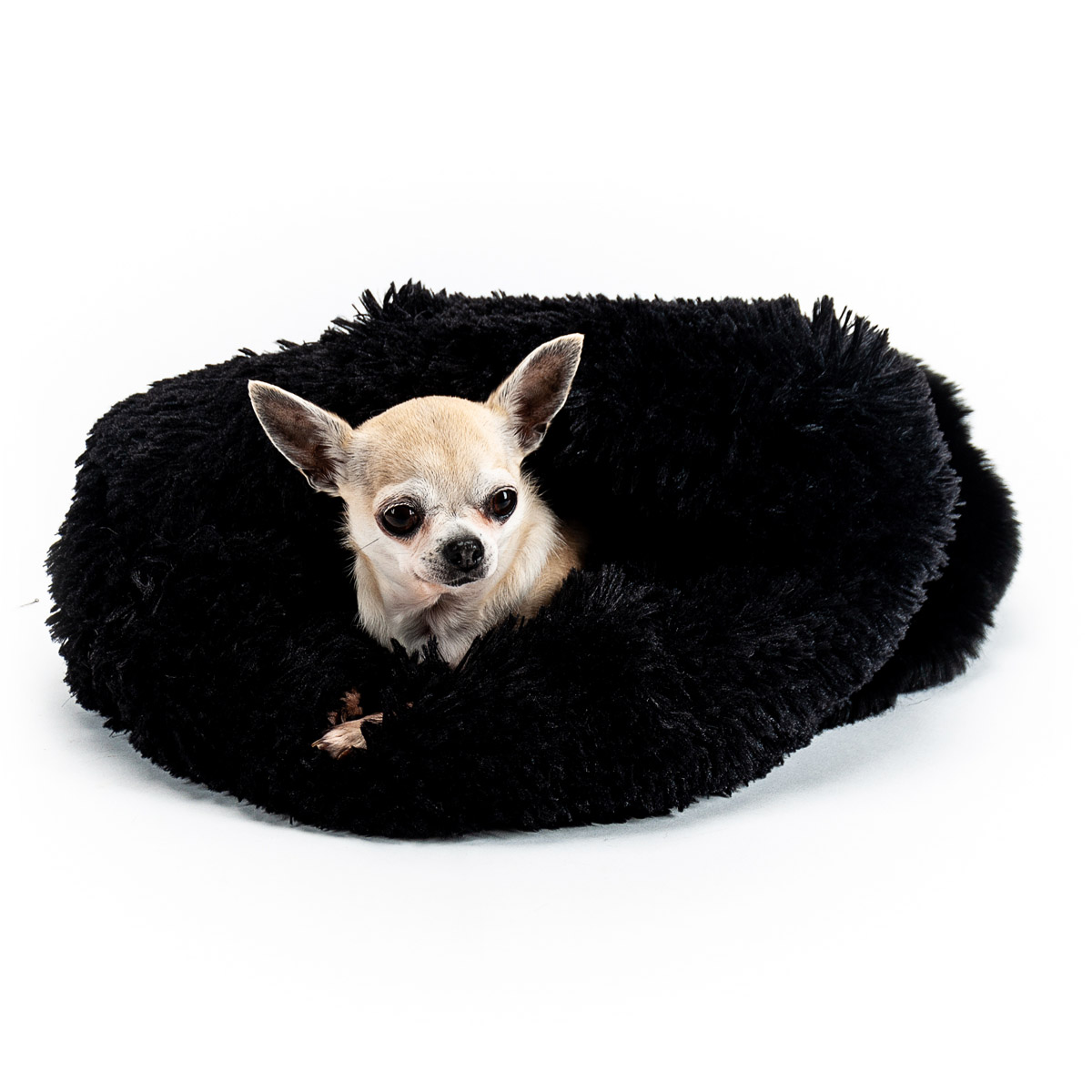 Susan Lanci Cuddle Cup Black With Black Shag L