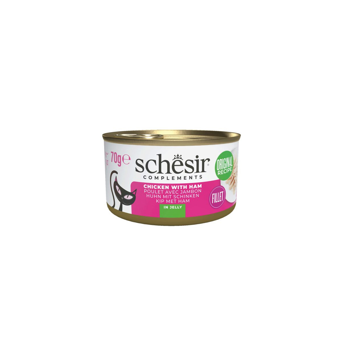 Schesir Blikvoeding Kat Chicken & Ham