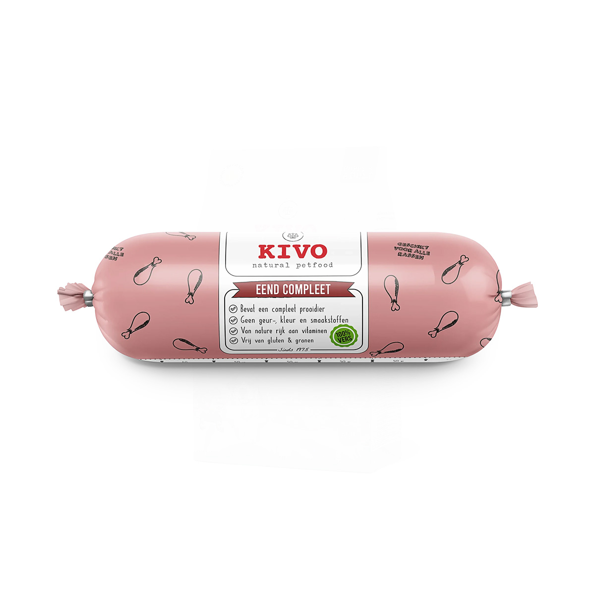 Kivo Vers Vlees Eend 500g