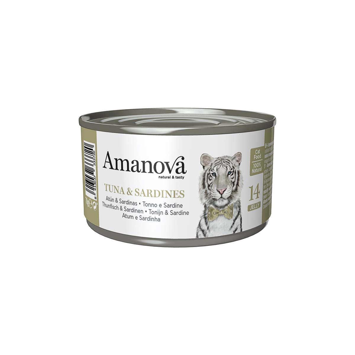 Amanova Blikvoeding Kat Tuna & Sardines