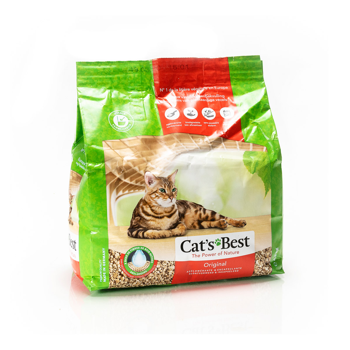 Cats Best Kattenbakvulling Original 10  Liter