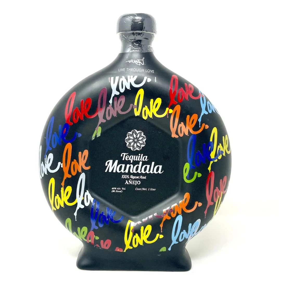 Mandala Tequila Anejo Love Limited Edition 80Proof 1 Ltr