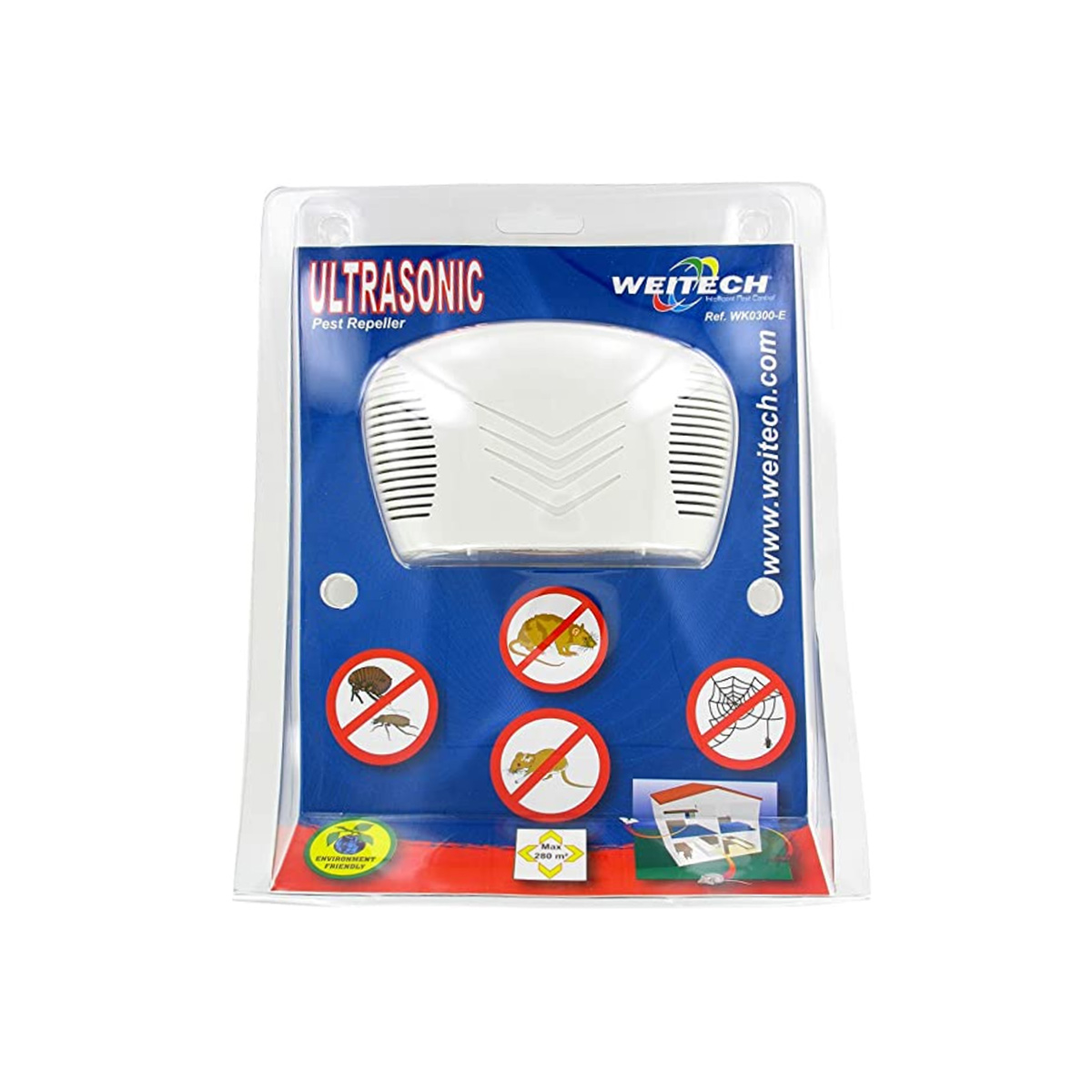 Weitech Pest Repeller Ultrasonic WK300 280m2