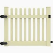 Athena 4' x 4' Straight Top Tan Gate