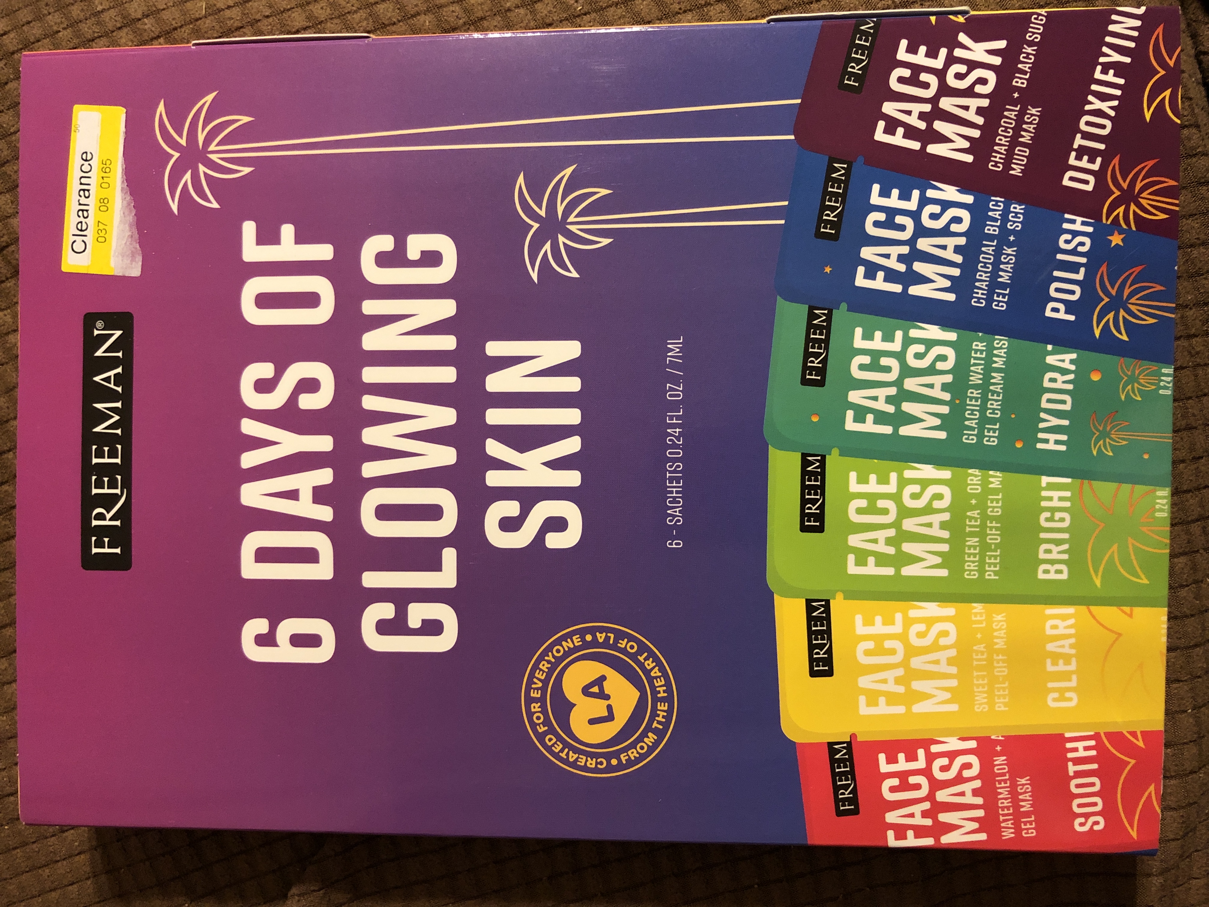 6 days of glowing skin