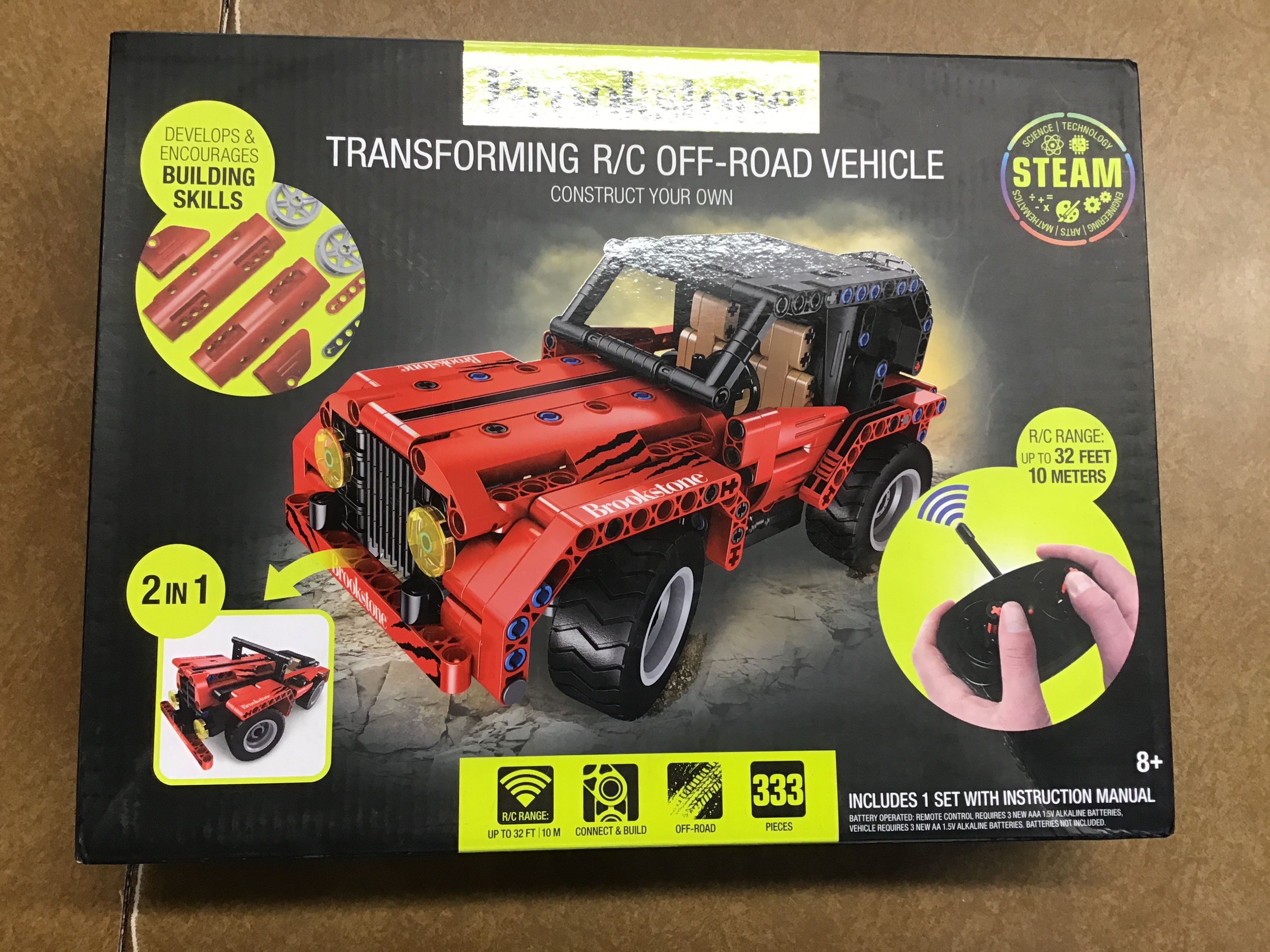 Brookstone BYO RC Car OffRoad Vehicle / Tractor 191537054809 eBay