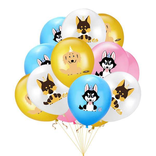 Funky Dogs Hondenverjaardag Ballonnen Latex Hond