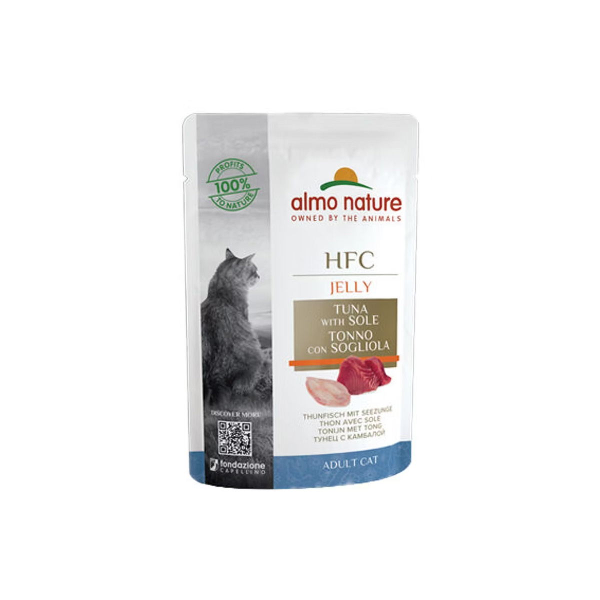 Almo Nature Jelly  Pouch Kat Tonijn & Tong