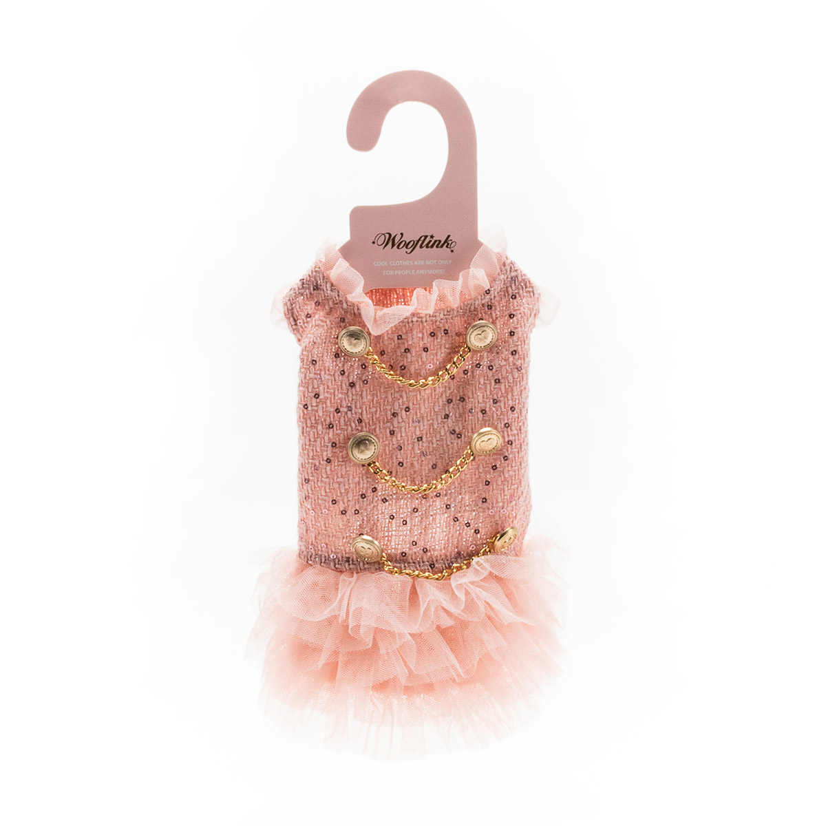 Wooflink Hondenjurk Holiday Ready Dress Pink Maat