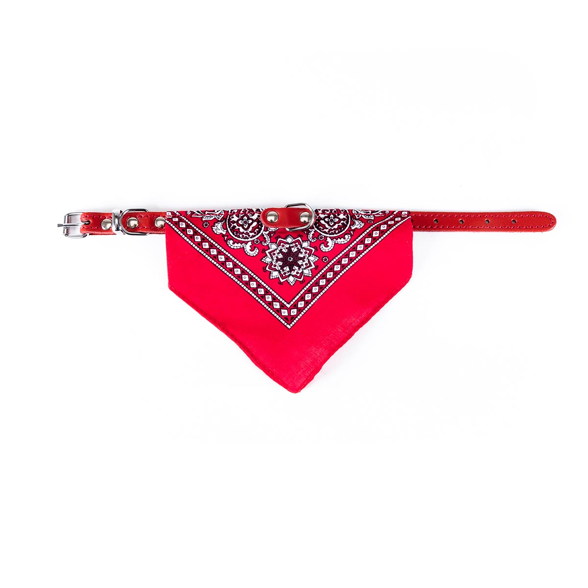 Boony Dog Fashion Halsband & Zakdoek Rood