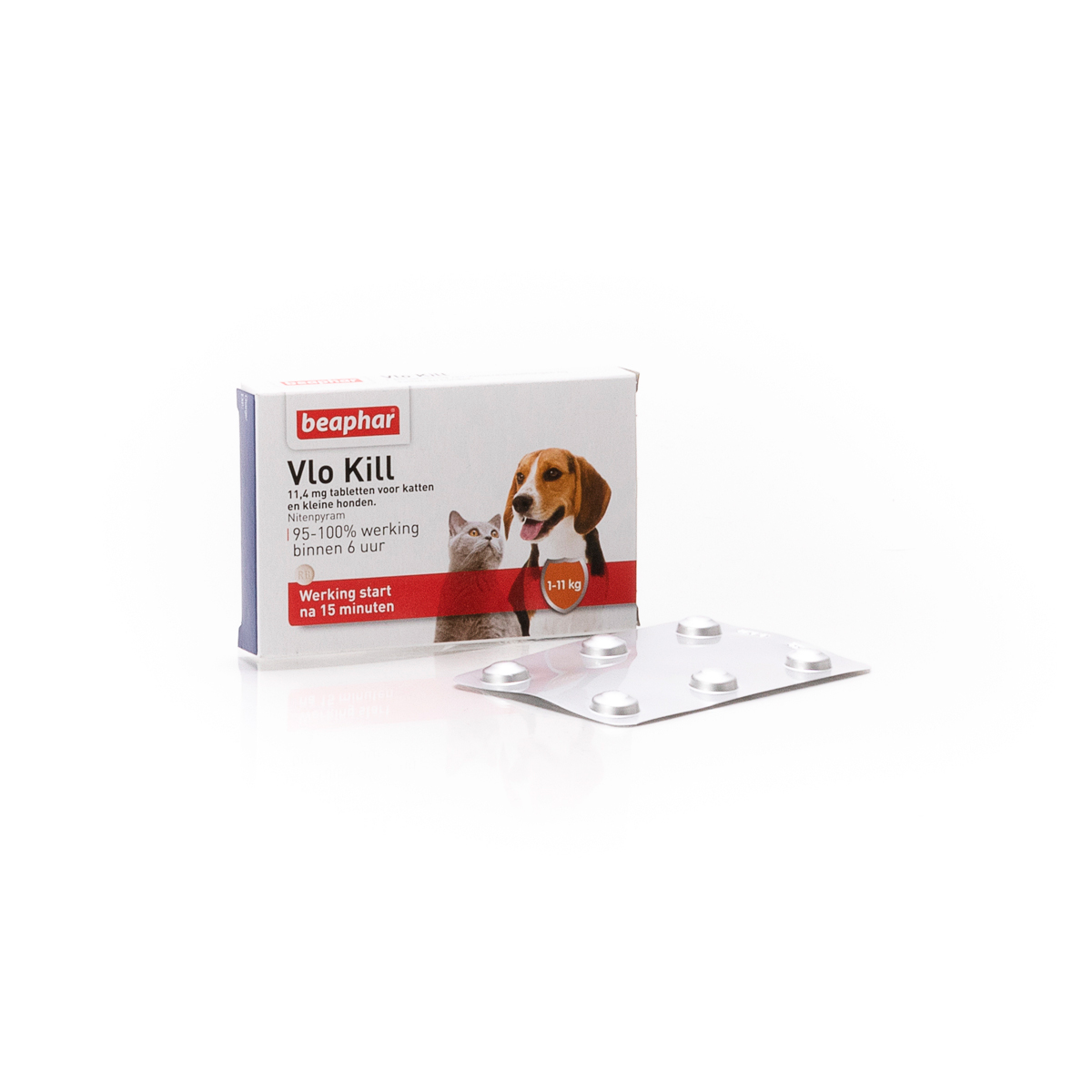 Beaphar Vlo Kill Tabletten Kleine Hond & Kat