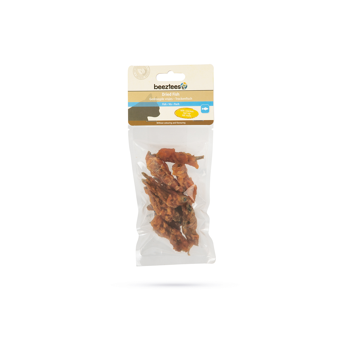 Beeztees Kattensnacks Gedroogde Visjes Kip