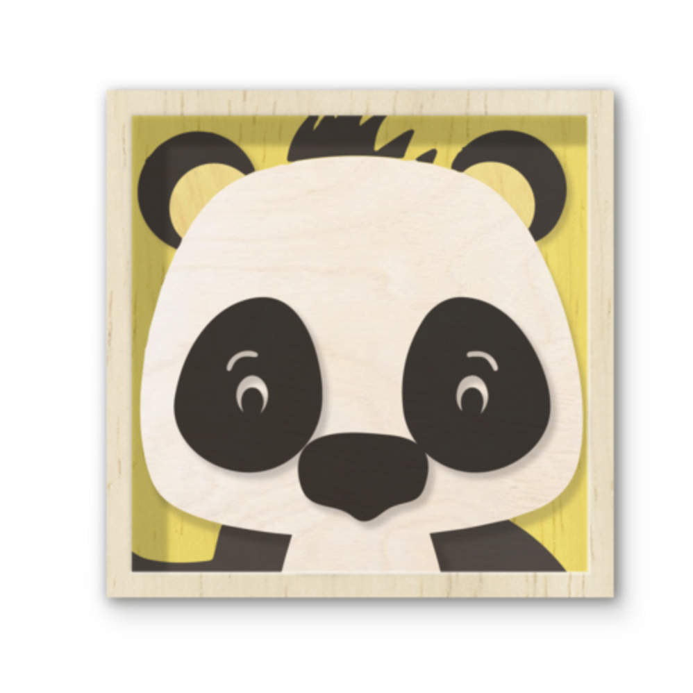 Paint and Stack Puzzlers - Panda