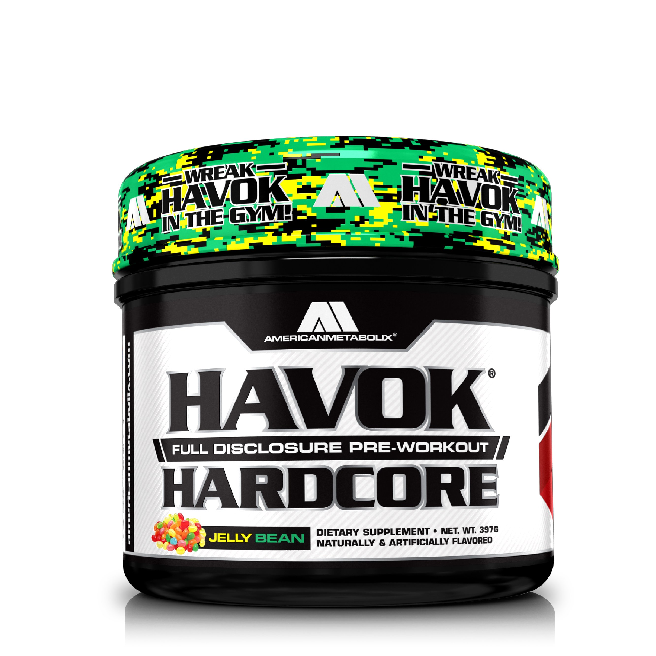 American Metabolix Havok Hardcore Pre Workout Sour Peach ...