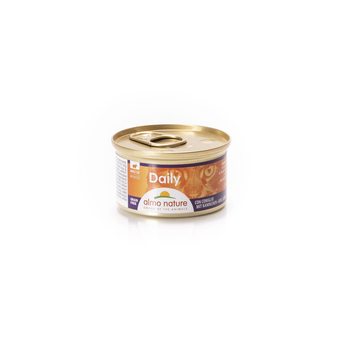 Almo Nature Daily Blikvoeding Kat Konijn Mousse