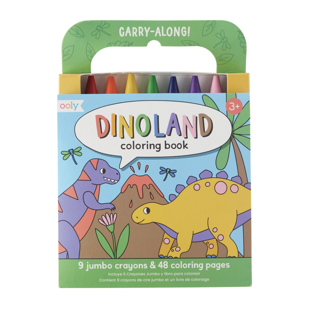 Ooly Carry Along Coloring Book Dinoland detail