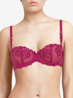 Chantelle Champs Elysees Lace Unlined Demi Bra & Thong