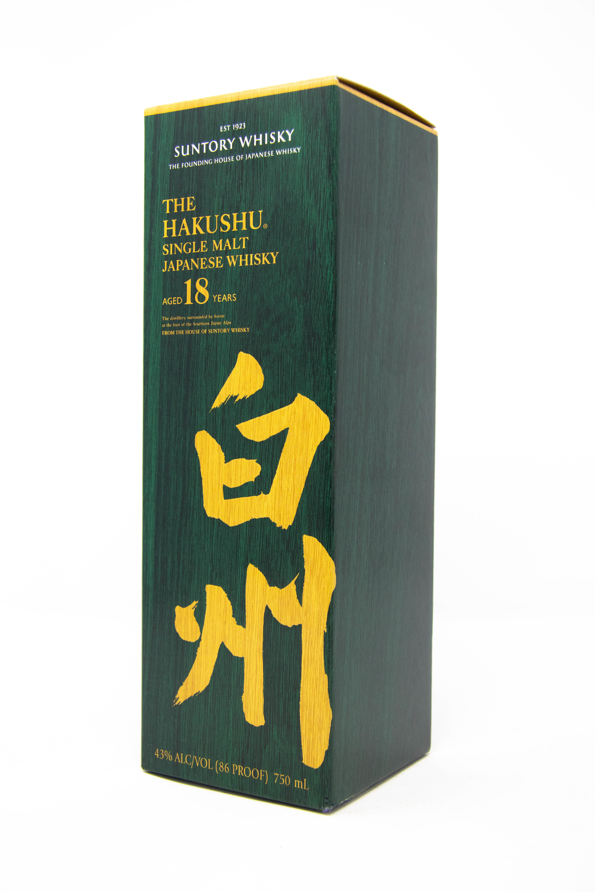 SUNTORY THE HAKUSHU 18年 Suntory The Hakushu 18 Years Single Malt Japanese Whiskey 750ml